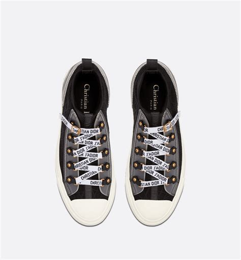 Walk'N'Dior Sneaker Black Technical Mesh Fabric